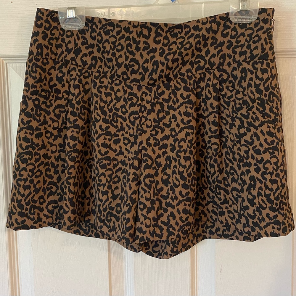 Loft Cheetah Shorts Size 2